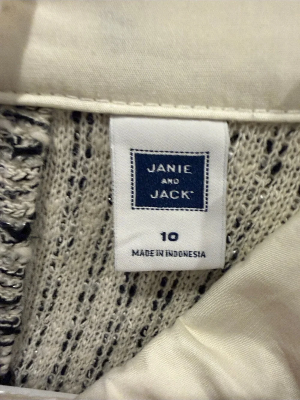 EUC Janie and jack tweed dress size 10